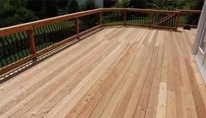 wood deck before deck coating